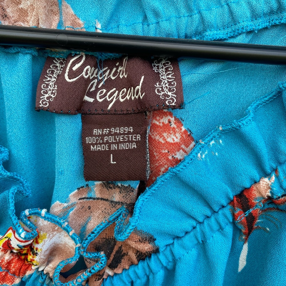 Cowgirl Legend Large Indian Headdress Long Top. Western Cowgirl Rodeo - Picture 9 of 9